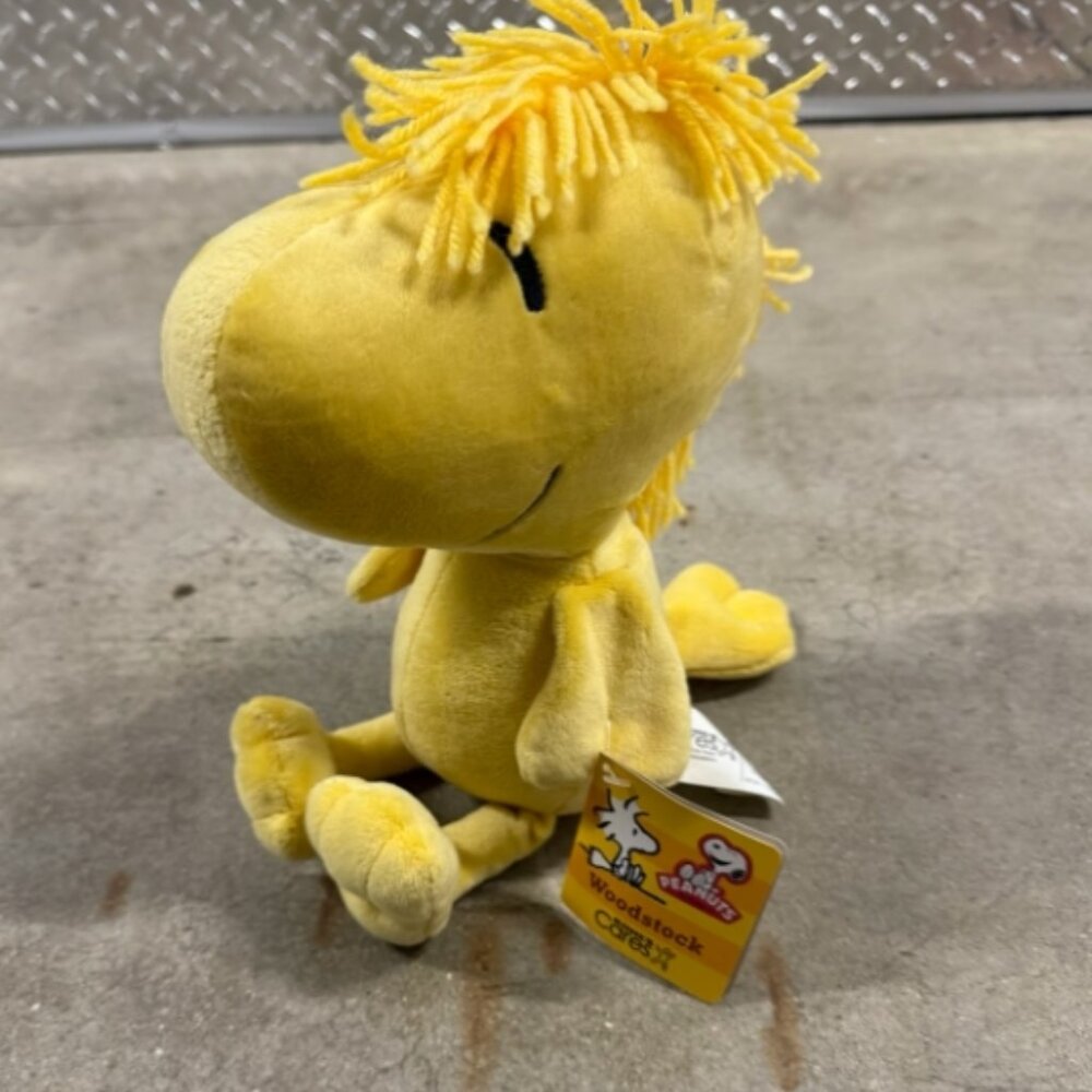 Kohls Cares Peanuts Woodstock Bird Plush Yellow 13" New With Tags